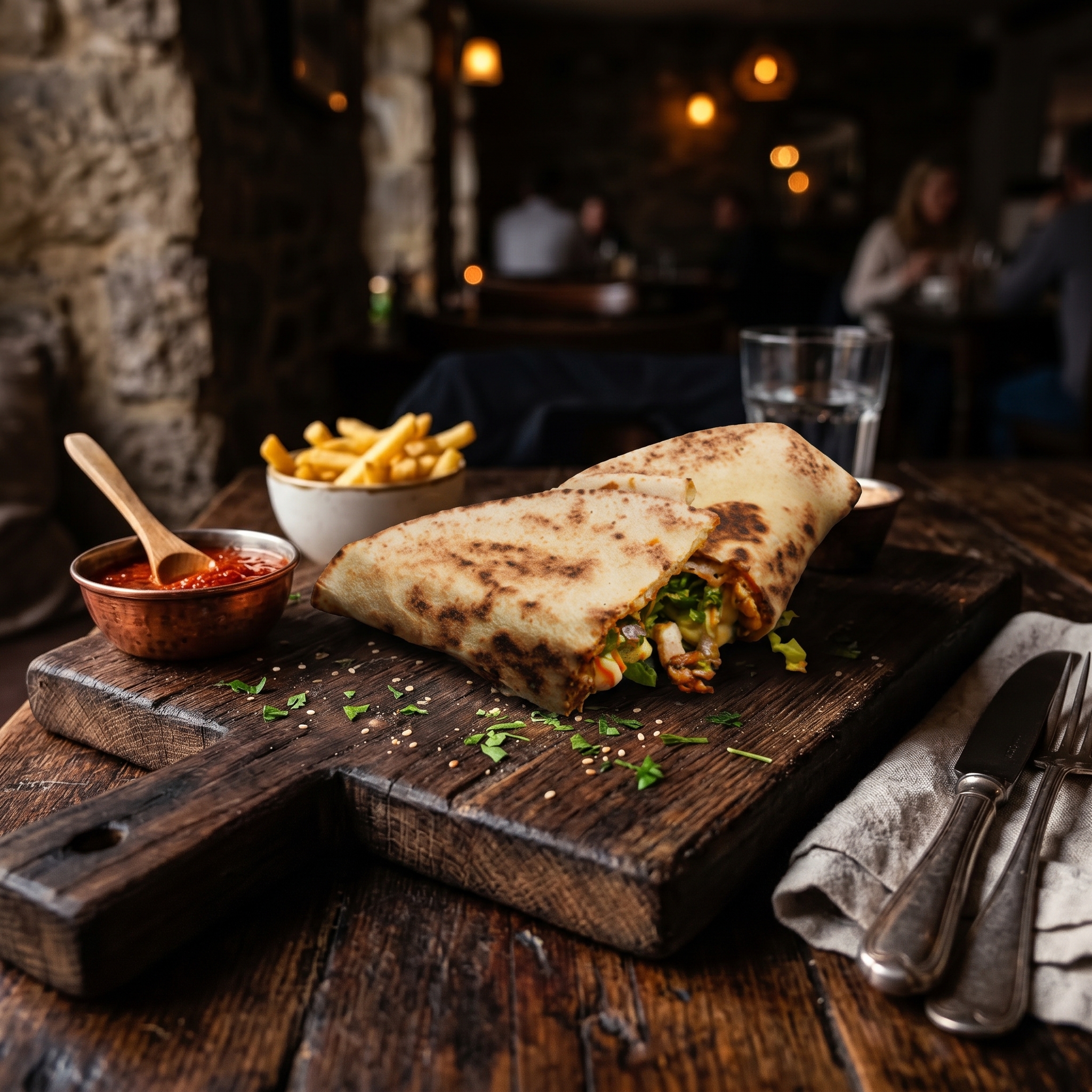 Makloub escalope panée