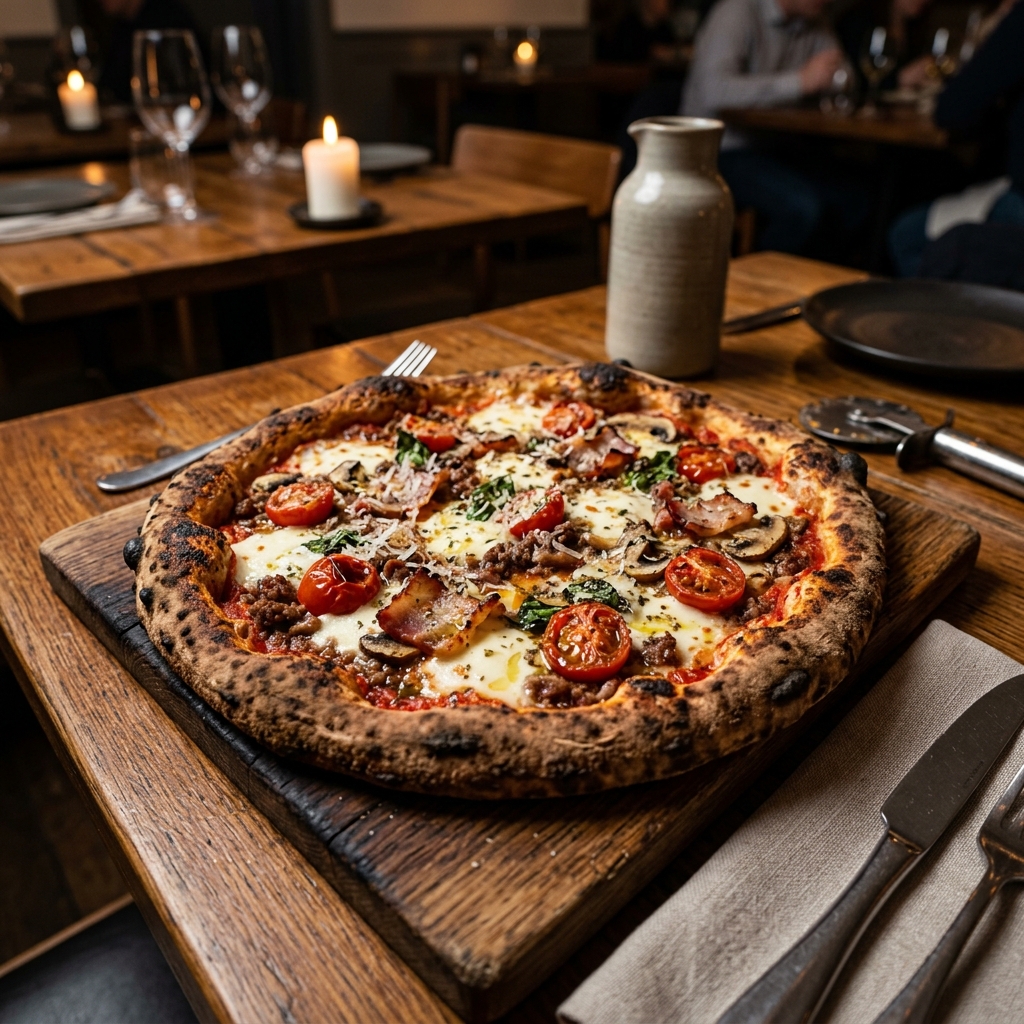 Pizza Viking garnie